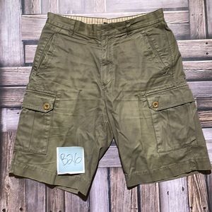 Olive drab banana republic cotton shorts